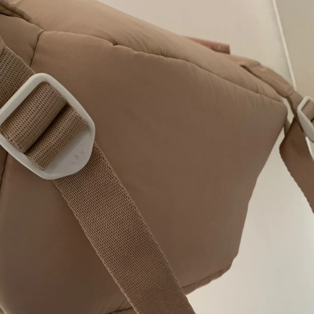 adidas Originals Puffer Backpack in Beige - Picture 11 of 11
